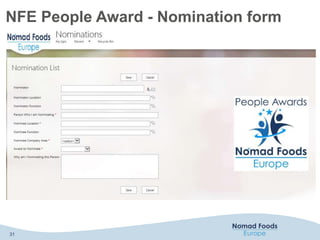 31
NFE People Award - Nomination form
 