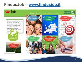 FindusJob – www.findusjob.it
39
 
