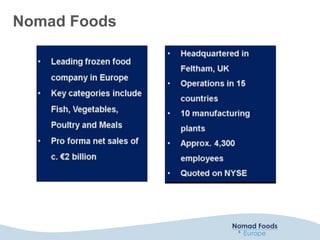 Nomad Foods
6
 