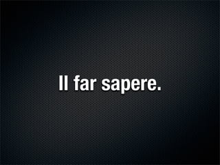 Professione RP. L'essere, il fare, il sapere, il saper fare