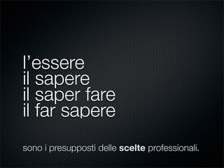 Professione RP. L'essere, il fare, il sapere, il saper fare
