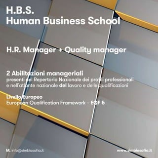H.B.S. - HUMAN BUSINESS SCHOOL ©️