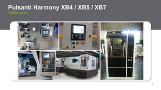 3
Pulsanti Harmony XB4 / XB5 / XB7
Applicazioni
 