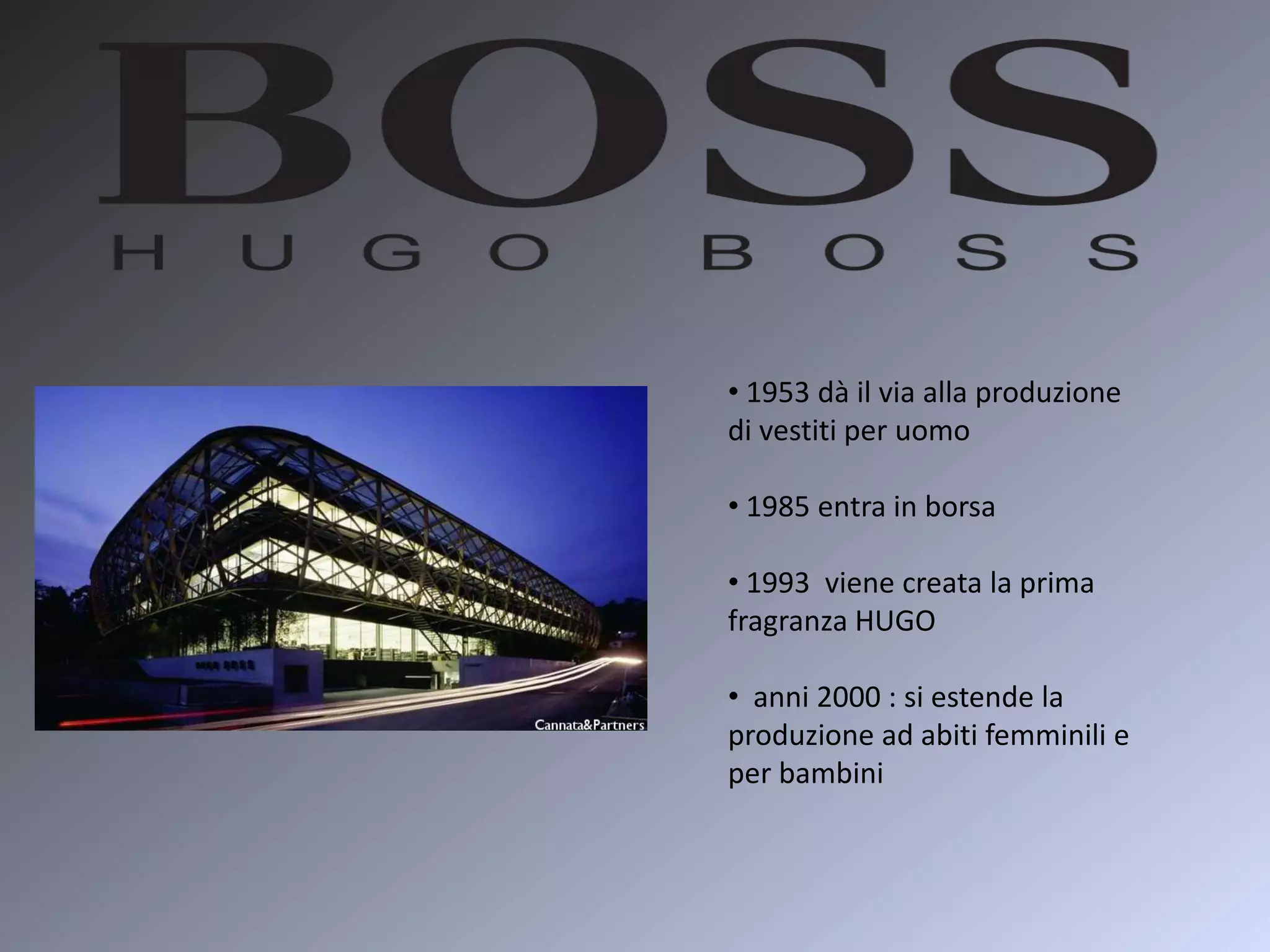 Presentazione hugo boss | PPT