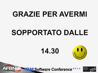 IBM Software Conference 2012 - Cloud