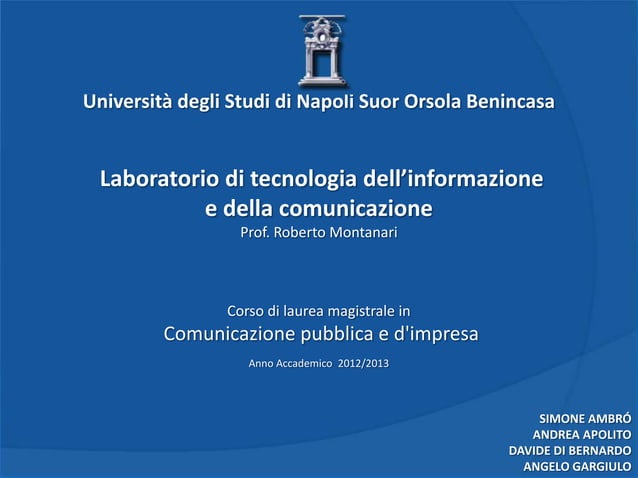 ICT: Unisob Android App | PPT