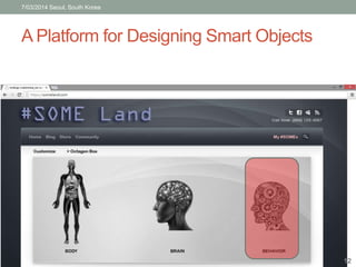 7/03/2014 Seoul, South Korea 
A Platform for Designing Smart Objects 
12 
 