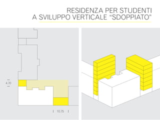 RESIDENZA PER STUDENTI
       A SVILUPPO VERTICALE “SDOPPIATO”




4.70




             10.75
 