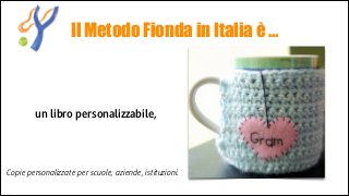 Il Metodo Fionda in Italia è …

un libro personalizzabile,

Copie personalizzate per scuole, aziende, istituzioni.

 