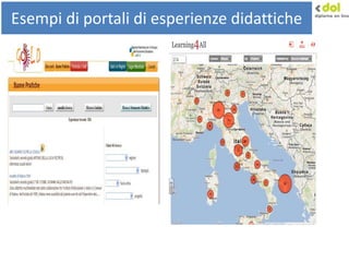 Esempi di portali di esperienze didattiche
 