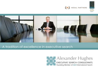 A tradition of excellence in executive search 