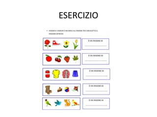ESERCIZIO
 