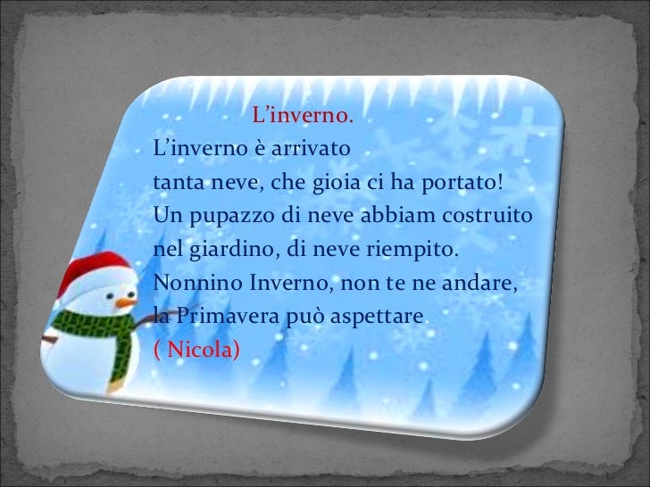 Chi Ci Sarà Con Te Sotto La Neve