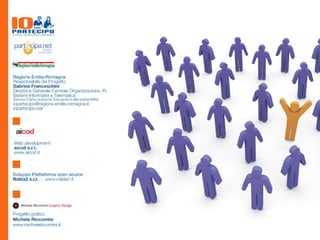 Io Partecipo: le linee grafiche del portale