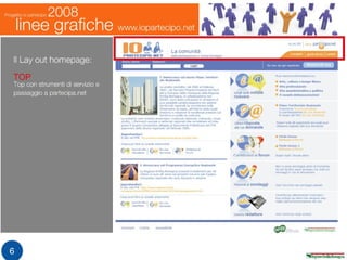 Io Partecipo: le linee grafiche del portale