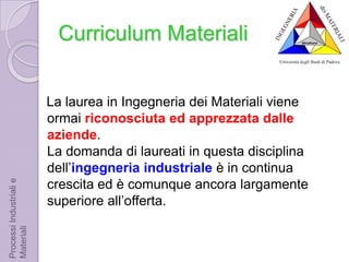 Modellipiùfisici, menomatematici, menoenfasi sui metodiinformatici