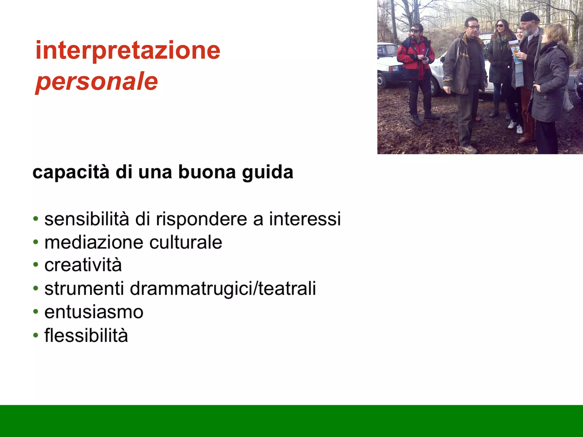 interpretazione  personale 