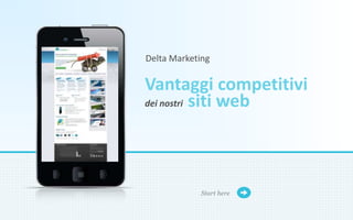 Delta Marketing
Vantaggi competitivi
siti webdei nostri
Start here
 