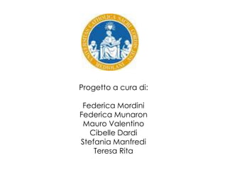 Progetto a cura di:

 Federica Mordini
Federica Munaron
 Mauro Valentino
   Cibelle Dardi
Stefania Manfredi
    Teresa Rita
 