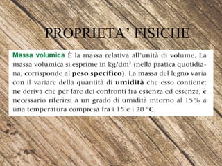 PROPRIETA’ FISICHE
 