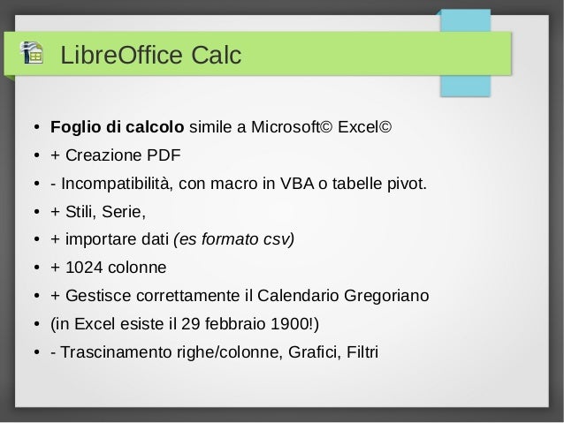 Presentazione Di Llibreoffice Al Linux Day 2015