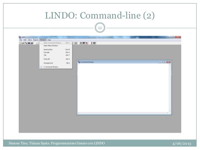 LINDO: Optimization Software