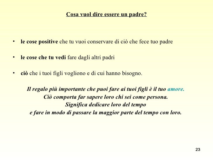 Presentazione Linee Guida Per I Genitori