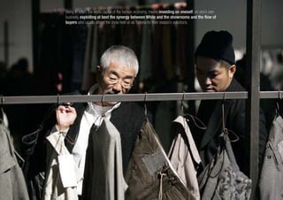 Being in Milan, the world capital of the fashion economy, means investing on oneself, on one’s own
business, exploiting at best the synergy between White and the showrooms and the flow of
buyers who usually attend the show held at via Tortona for their season’s selections.
 