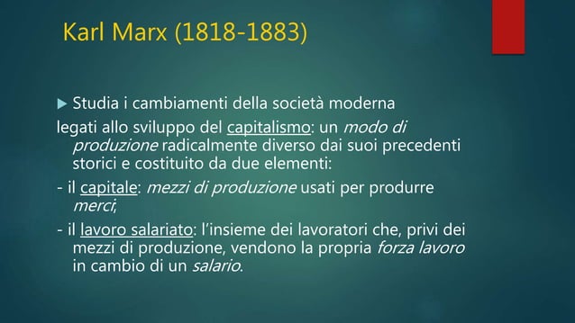Presentazione marx (1) | PPT