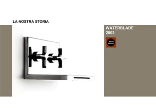 WATERBLADE
2003
LA NOSTRA STORIA
 