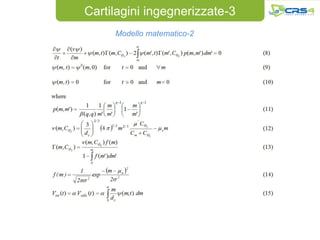 Cartilagini ingegnerizzate-3
     Modello matematico-2
 