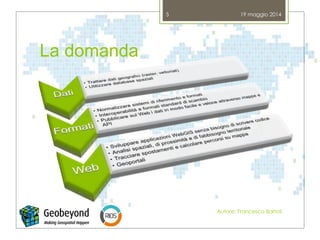 La domanda
19 maggio 2014
Autore: Francesco Bartoli
5
 