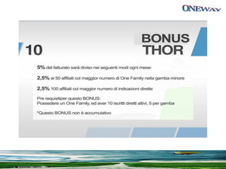 Presentazione one thor in pdf