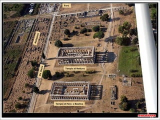 Foro




   i
  zi on
    a
Abit

             acra




                            Tempio di Nettuno
        Via S




                    Tempio di Hera o Basilica




                                                20 secondi
 