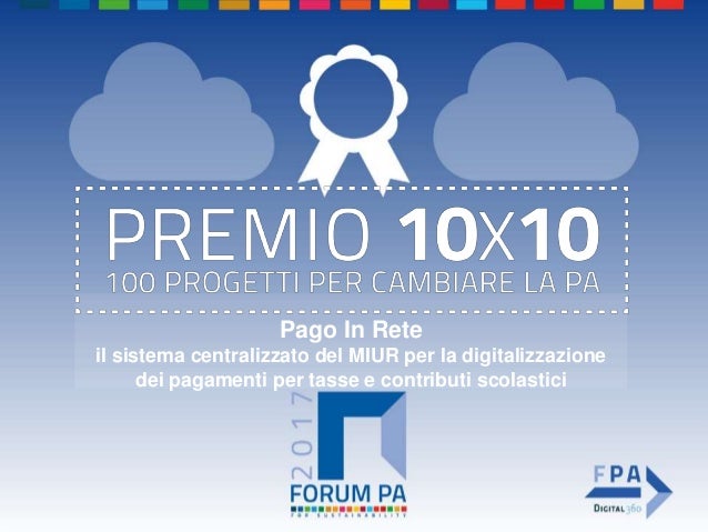 Presentazione pago in rete