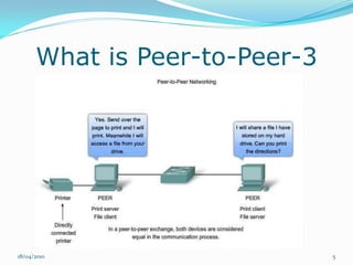 What is Peer-to-Peer-3




18/04/2010                     5
 
