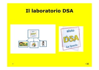 Il laboratorio DSA
30
 