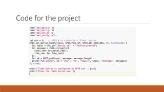 Code for the project
 