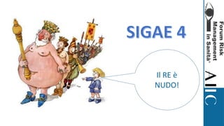 Il RE è
NUDO!
 
