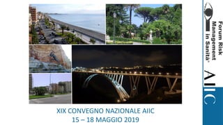 XIX CONVEGNO NAZIONALE AIIC
15 – 18 MAGGIO 2019
 