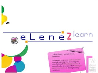 elearn2learn project explained