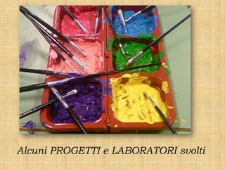 Alcuni PROGETTI e LABORATORI svolti
 