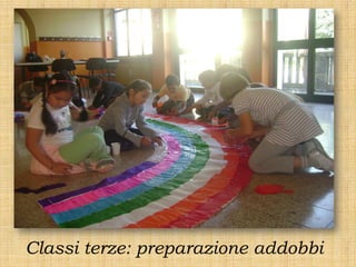 Classi terze: preparazione addobbi
 