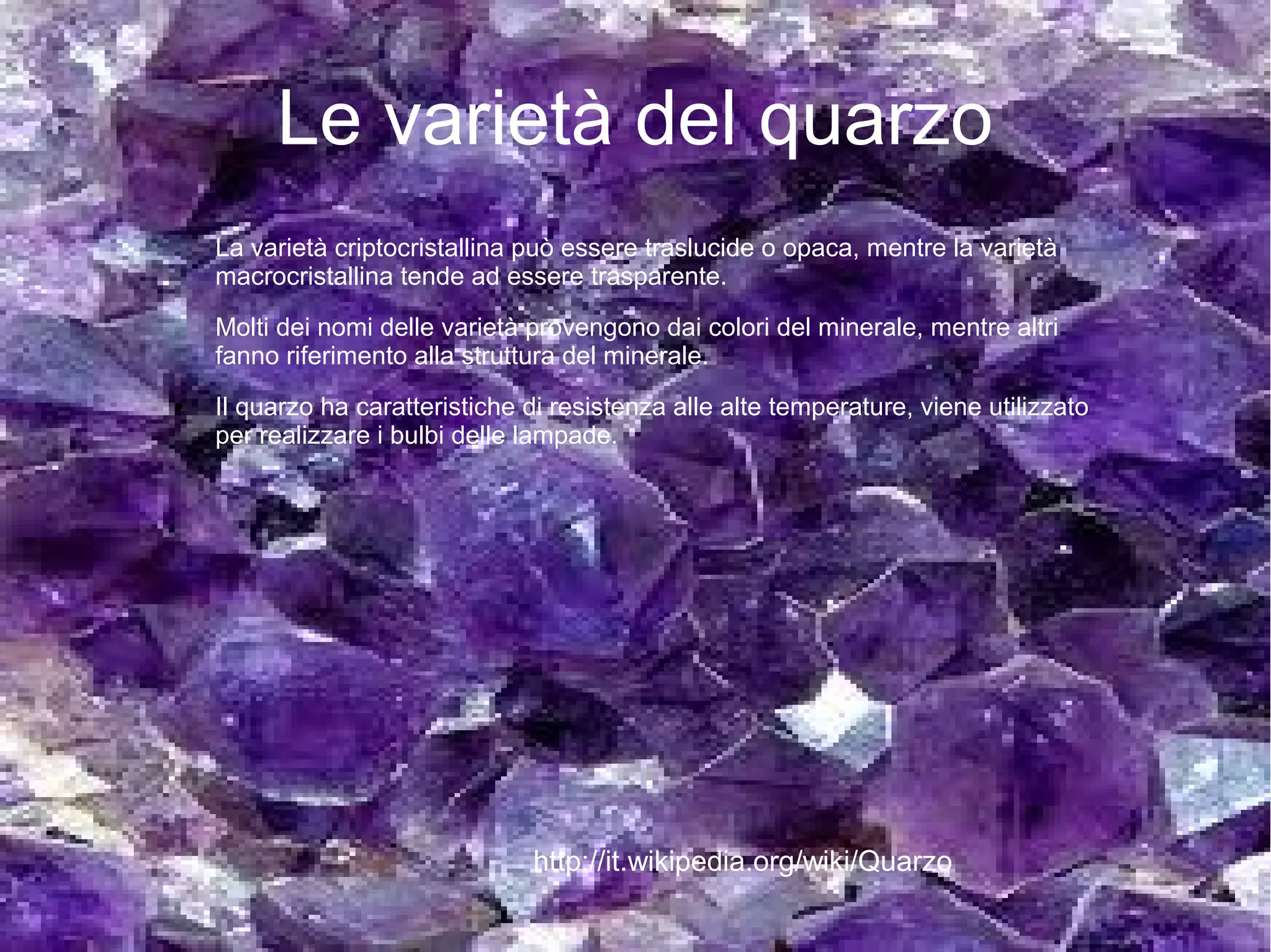 La roccia quarzifera | ODP