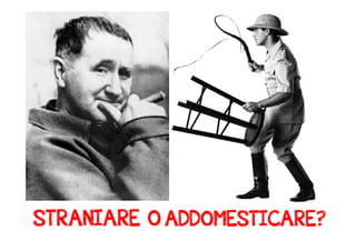 STRANIARE O!ADDOMESTICARE? 
 