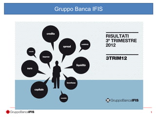 11
Gruppo Banca IFIS
 