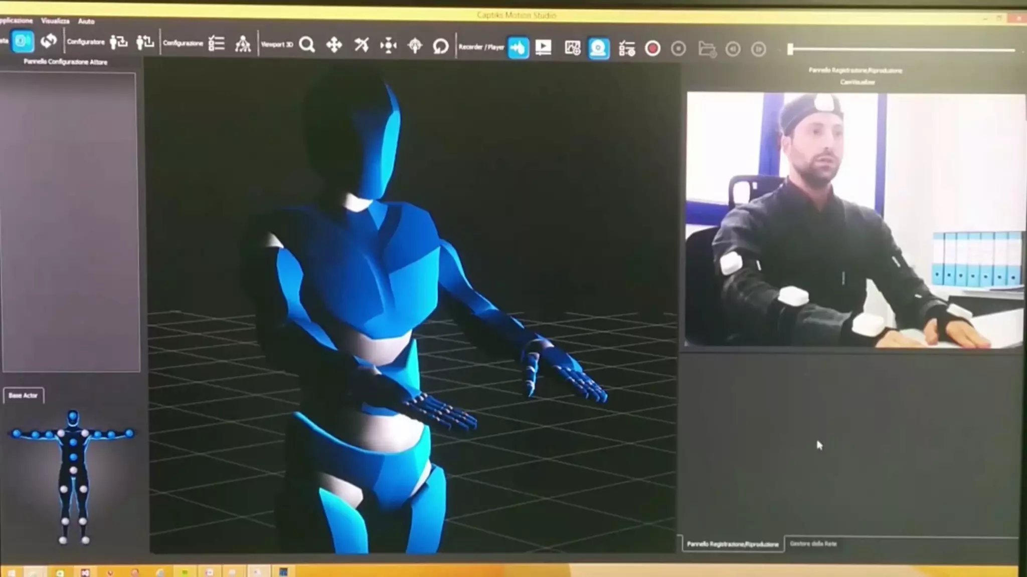 Sistema INERZIALE
MOTION CAPTURE
Captiks
 