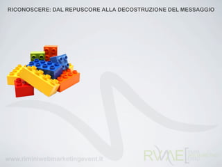 RICONOSCERE: DAL REPUSCORE ALLA DECOSTRUZIONE DEL MESSAGGIO
 