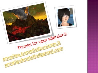 Geosciences serious game: a path in a volcanic area, Annalisa Boniello