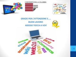 GRAZIE PER L’ATTENZIONE E…..
BUON LAVORO
ADESSO TOCCA A VOI!
annascola2@gmail.com
32
 